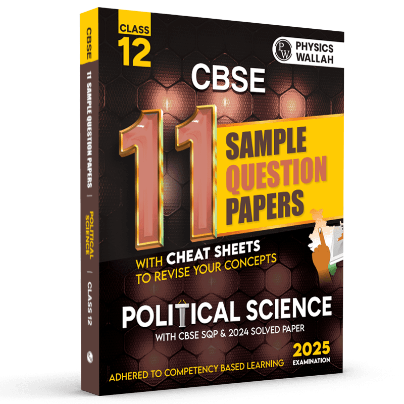 CBSE 11 Sample Question Papers Class 12 Political Science for 2025 Exam | Competency-Based Learning | PYQ 2024 with Topper's Explanations, CBSE SQP & CBSE Practice Questions