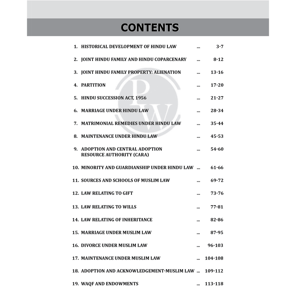 Judiciary Family Law | Complete Guide For Judicial Service Exam Prep | Case Laws, Legal Maxim, In-Depth Coverage of Key Concepts & Detailed Analysis For Aspiring Judges