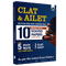 CLAT & AILET 10 Previous Years Solved Papers (2020-2024) Sectionwise and Chapterwise with 5 Mock Tests For 2025 Exam