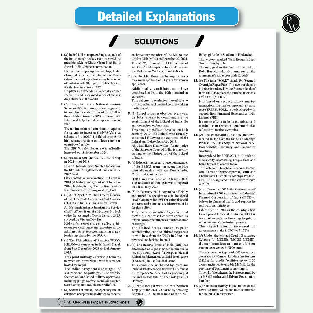 22 SBI Clerk Prelims & Mains Previous Year Solved Papers (Till April 2025) with 5 Online Mock Tests For 2025-26 Exam | PYQs | Fully Solved | English Edition