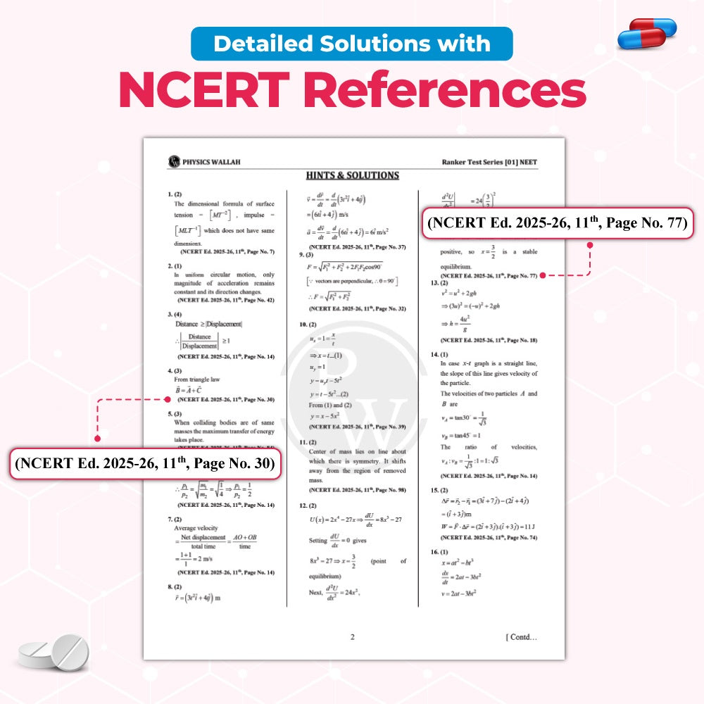 NTA 15 NEET Rankers Test Series 2026 Verified & Curated By Expert Faculties as per Latest NEET Difficulty | Rank Predictor, Motivational Sticker, 15 OMR Sheet & Solution Booklet - -