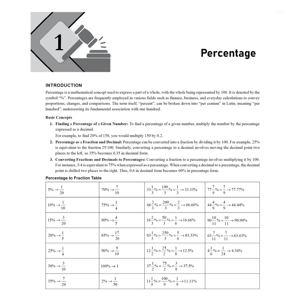 CLAT Complete Quantitative Aptitude Module Set of 11 for CLAT and OLETs Exam 2025 Latest Edition