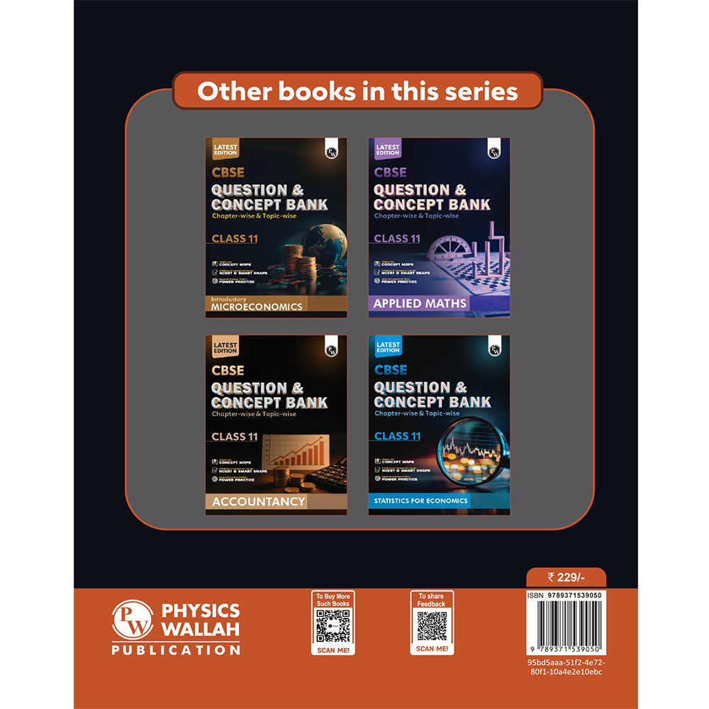 CBSE Question & Concept Bank (QCB) Class 11 Business Studies Chapter-wise and Topic-wise Solved Questions For 2026 Exams with Competency Based Question