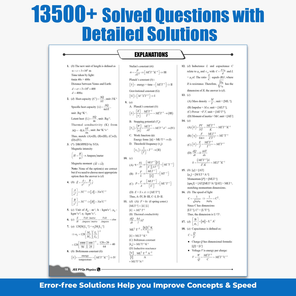 PW JEE Main PYQ 8 Years (2019-2026) Physics, Chemistry, Maths Combo Set of 3 Books | All 162 Sets Previous Years Solved Papers For JEE Main 2027 Exams | Concentrate on Relevance