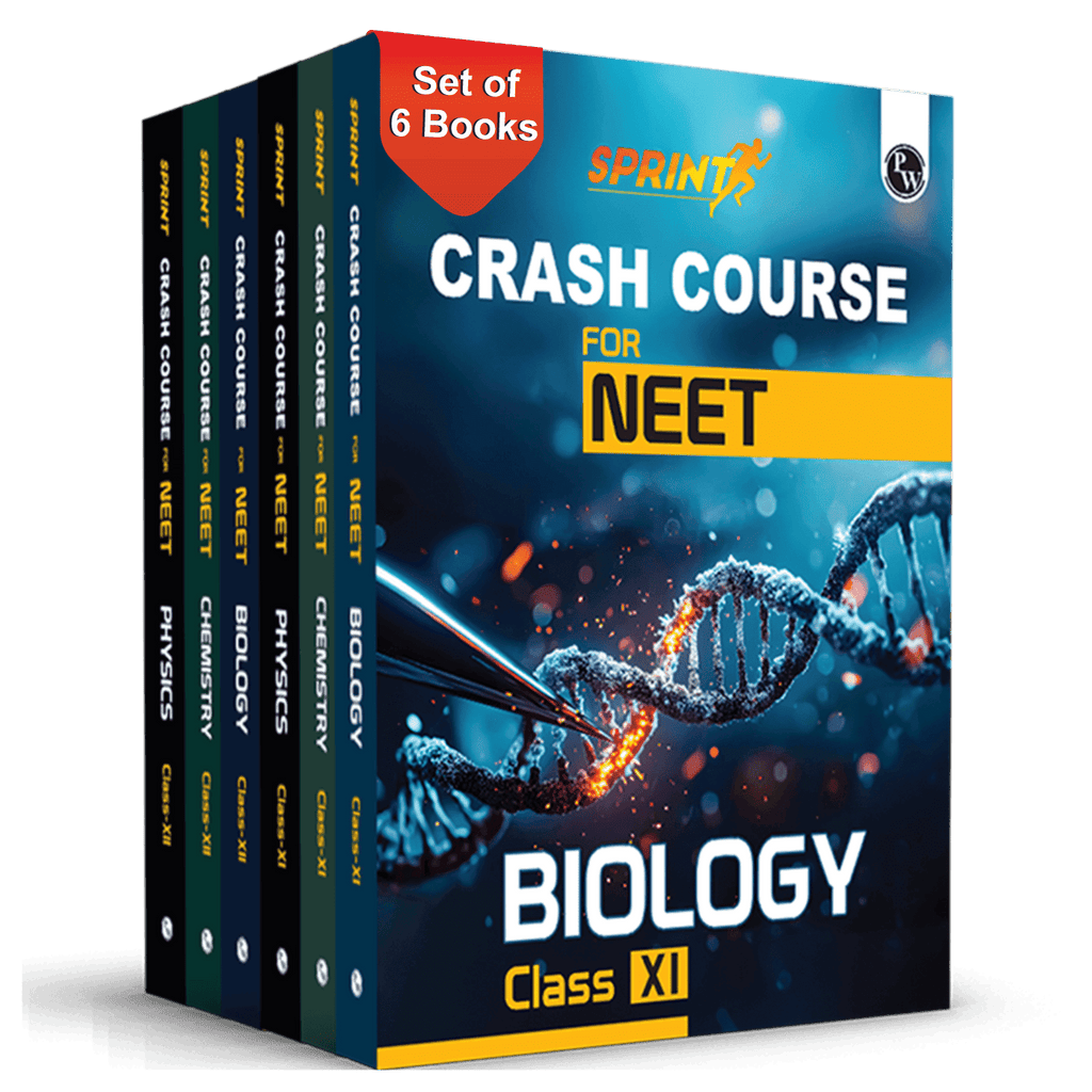Sprint NEET Crash Course Class 11 & 12 Combo Set of 6 Books l Physics, Chemistry, Biology For 2024-2025 Exams l 60 Days Study Plan l Crisp Theory & Level-wise Questions