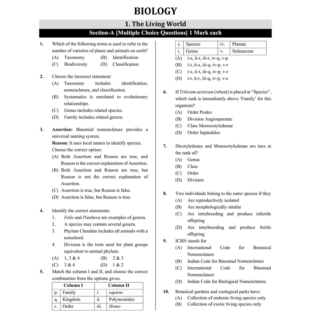 ISC Class 11 Chapter-wise 20 Most Probable Questions For 2027 Board Exams | Physics, Chemistry, Maths, & Biology | Expert Curated Content Based on the Latest Syllabus