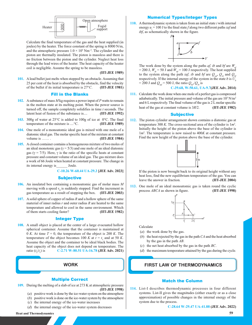 46 Years Physics Chapterwise and Topicwise Solved Papers PYQ of JEE Advanced 1978 to 2023
