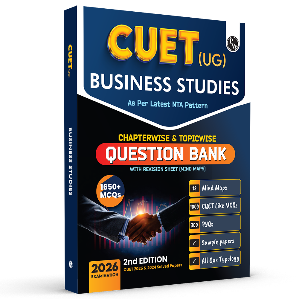 CUET (UG) Business Studies Chapterwise & Topicwise Question Bank for 2026 Exam | Theory & Exercise with Past Year Questions (2025-2022) PYQ and Mock Tests