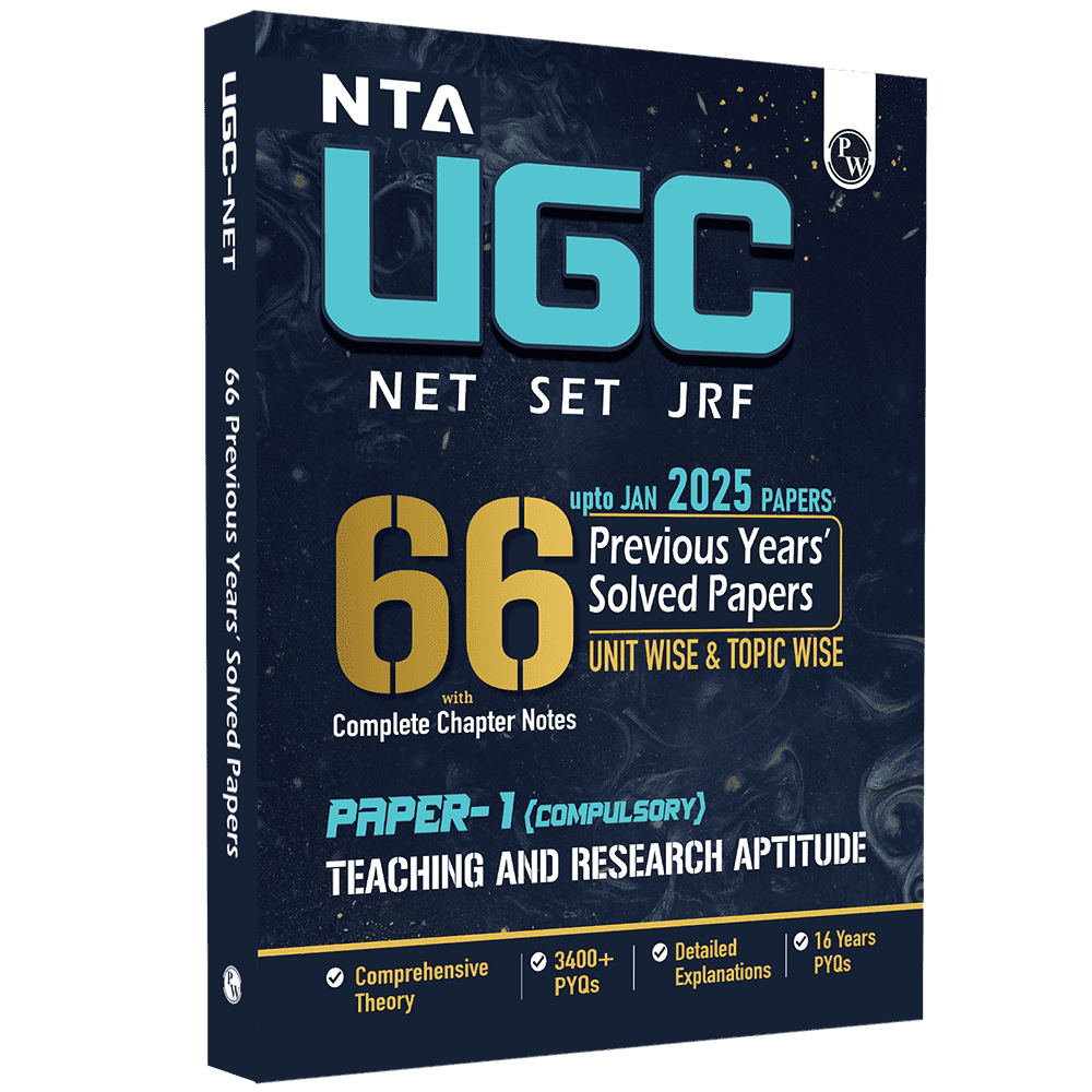 66 UGC NET Paper 1 Previous Year Solved Papers with Complete Chapter Notes I Unitwise and Topicwise | 16 Years PYQs upto January 2025 I NET, JRF, SET
