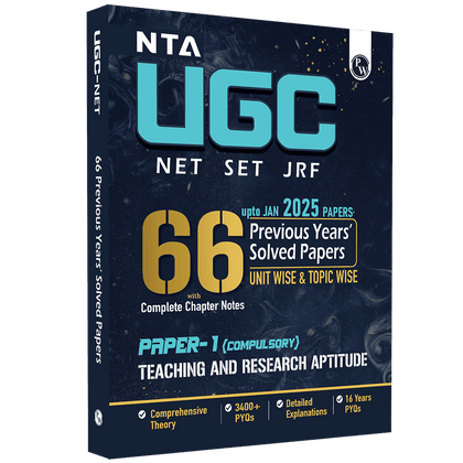 66 UGC NET Paper 1 Previous Year Solved Papers with Complete Chapter Notes I Unitwise and Topicwise | 16 Years PYQs upto January 2025 I NET, JRF, SET