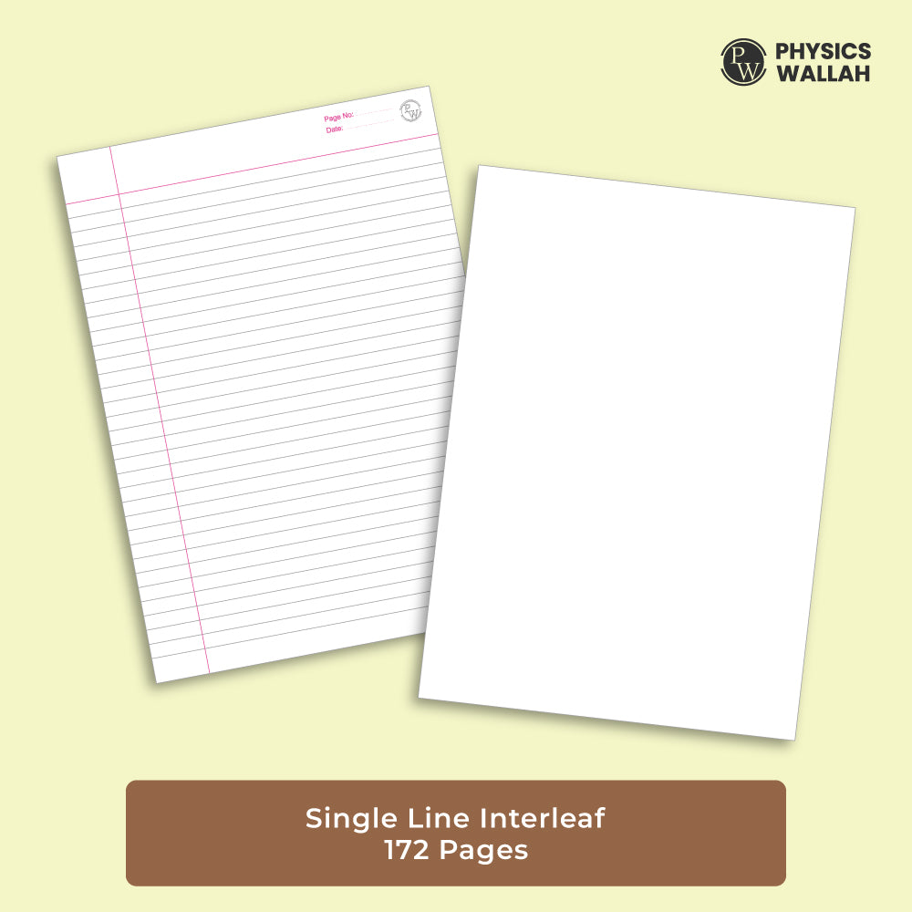 172 pages notebook