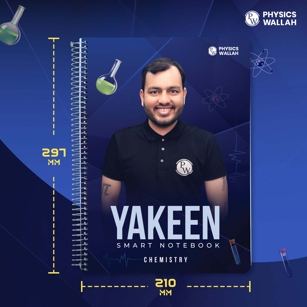 YAKEEN SMART NOTEBOOK (Chemistry) 300 page spiral A4
