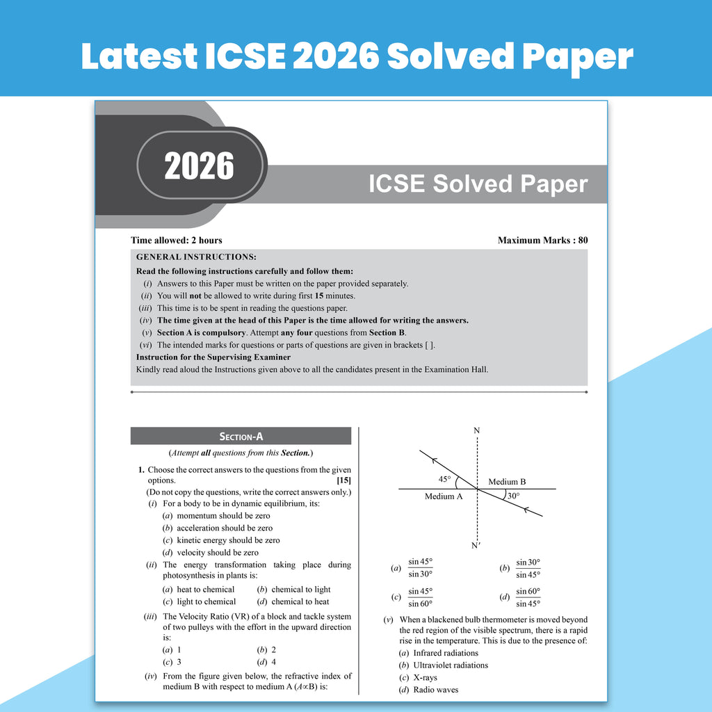 PW ICSE Class 10 Question & Concept Bank Physics for 2027 | Chapterwise & Topicwise By Akash Shravan & Shailendra Pandey | Solved PYQs | 40% Competency & Application Based Practice Questions