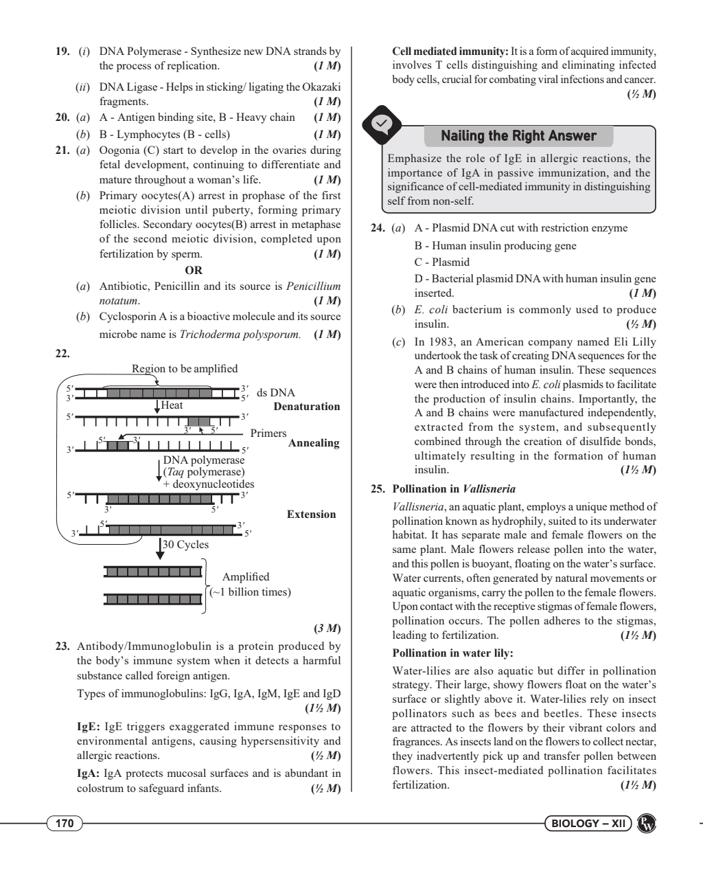 CBSE 15 Sample Question Papers Class 12 Biology for 2024 Exam (Mock Test Paper) Adhering to Competency - Based Learning | Embedded Videos and Cheat Sheet for Revision | PYQ 2023 Solved Paper