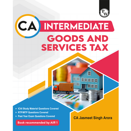 CA Intermediate Goods & Services Tax By CA Jasmeet Singh | ICAI Aligned Content, PYQs, Practice Questions, Detailed Solutions, Latest Syllabus For Sep 2026 Exams
