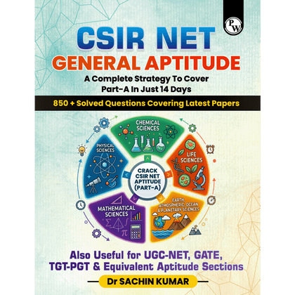 CSIR NET Paper 1 General Aptitude Book By Sachin Sir For June 2026 Exams | 850+ Solved Questions | Useful for UGC-NET, GATE, TGT-PGT & Equivalent Aptitude Sections