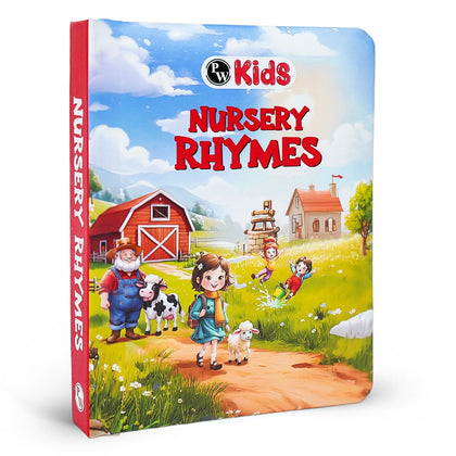 Nursery Rhymes Board Book For Kids – Colorful Illustrated Rhymes For Toddlers & Preschoolers, Fun Read-Aloud Book, Early Learning, First Words, Songs & Stories For Babies