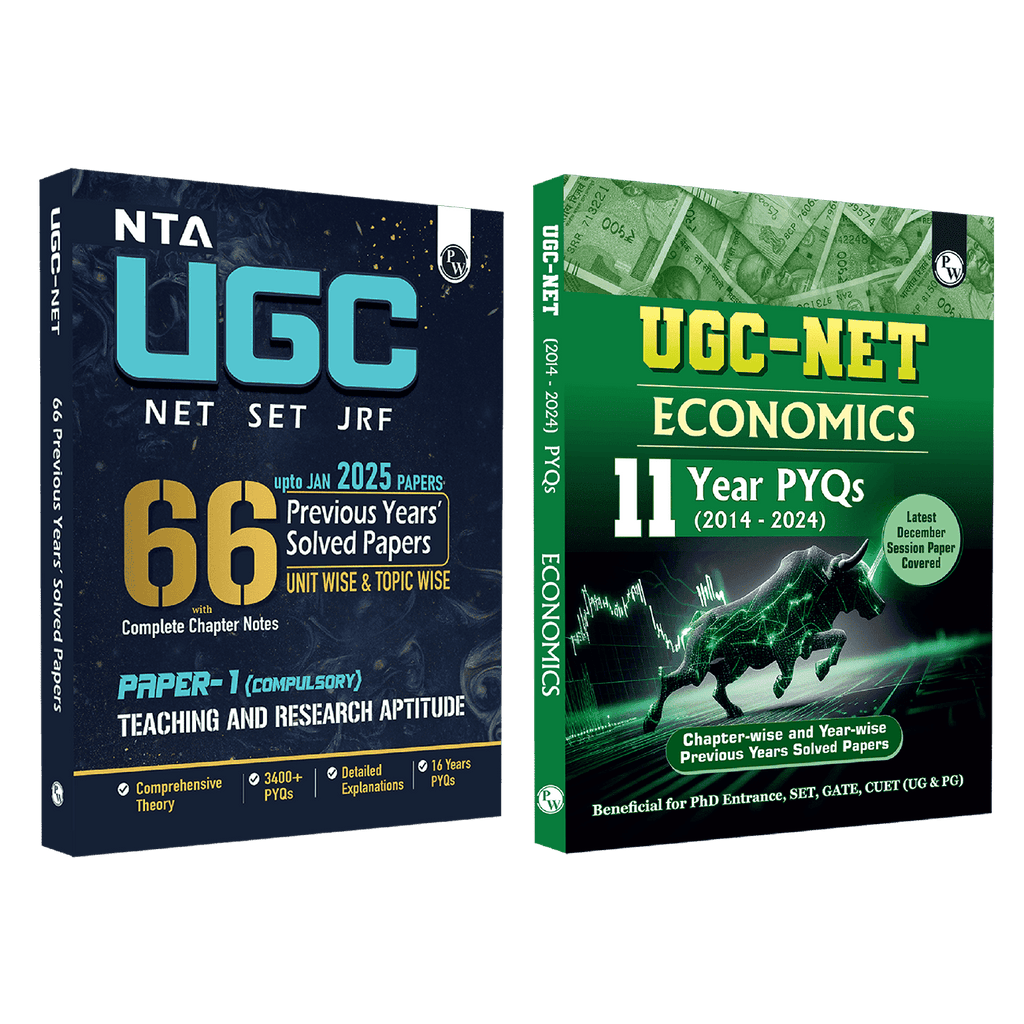NTA 66 UGC NET Paper 1 (Teaching & Research Aptitude) 16 Years PYQs with Complete Chapter Notes + Economics (Paper 2) 11 Years (2014- 2024) I Unitwise and Topicwise