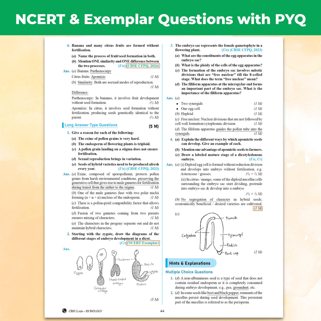 PW CBSE Question & Concept Bank (QCB) Class 12 Biology Chapter-wise and Topic-wise Solved Questions By Samridhi Mam & Aarushi Mam For 2027 Board Exams with 50% Competency Based Question