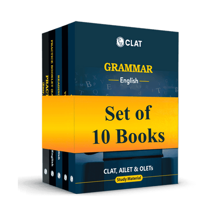 CLAT Complete English Module Set of 10 for CLAT and OLETs Exam 2025 Latest Edition