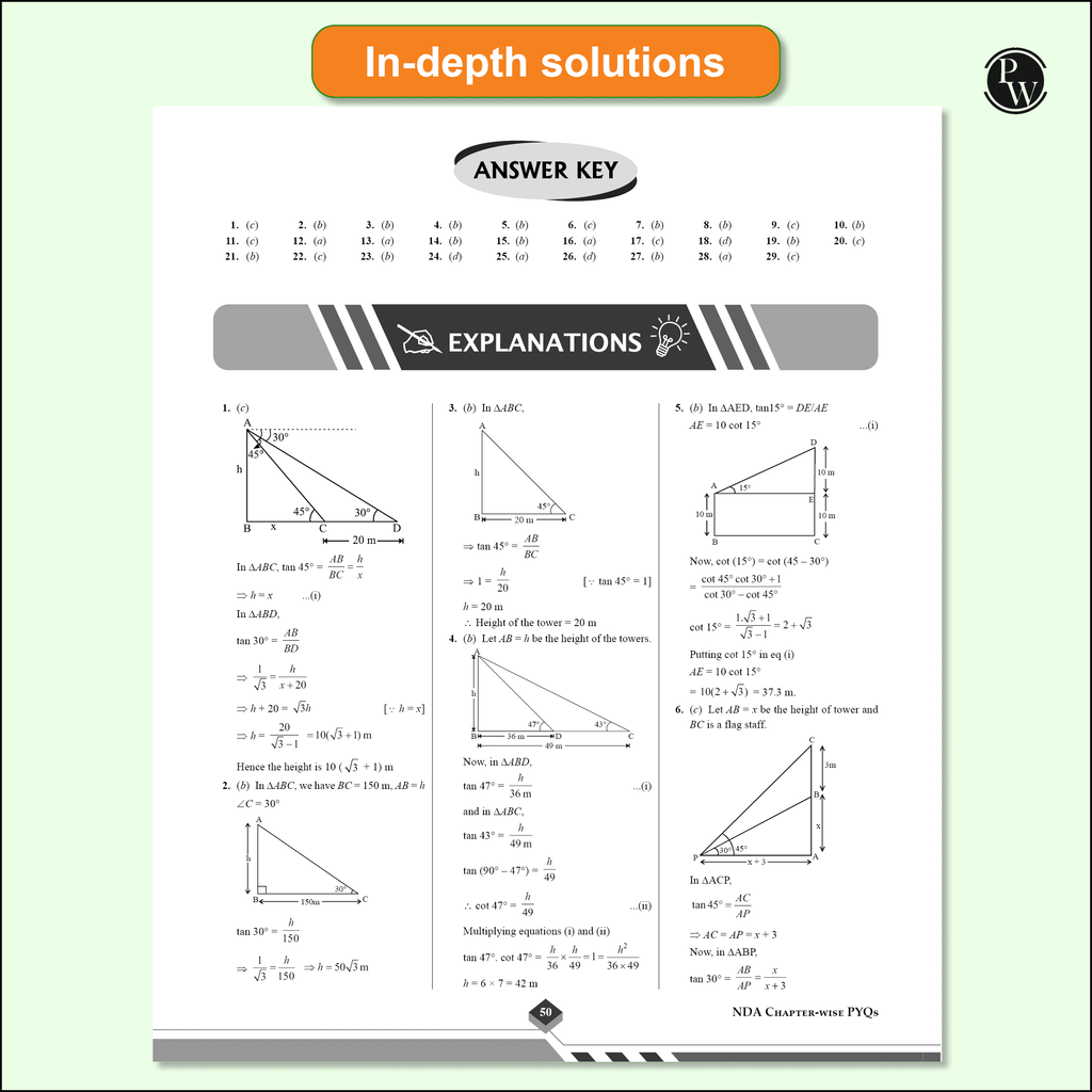 NDA NA 22 Previous Years Solved Papers (From 2014 to April 2025) Chapterwise and Topicwise PYQs