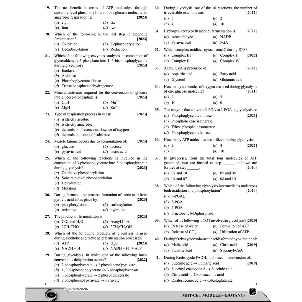 PW Maharashtra Board MHT-CET Botany Question Bank & Solution Booklet Set of 2 Books | Theory plus PYQs of MHCET, CBSE & MH Boards | Detailed Solution Explanations