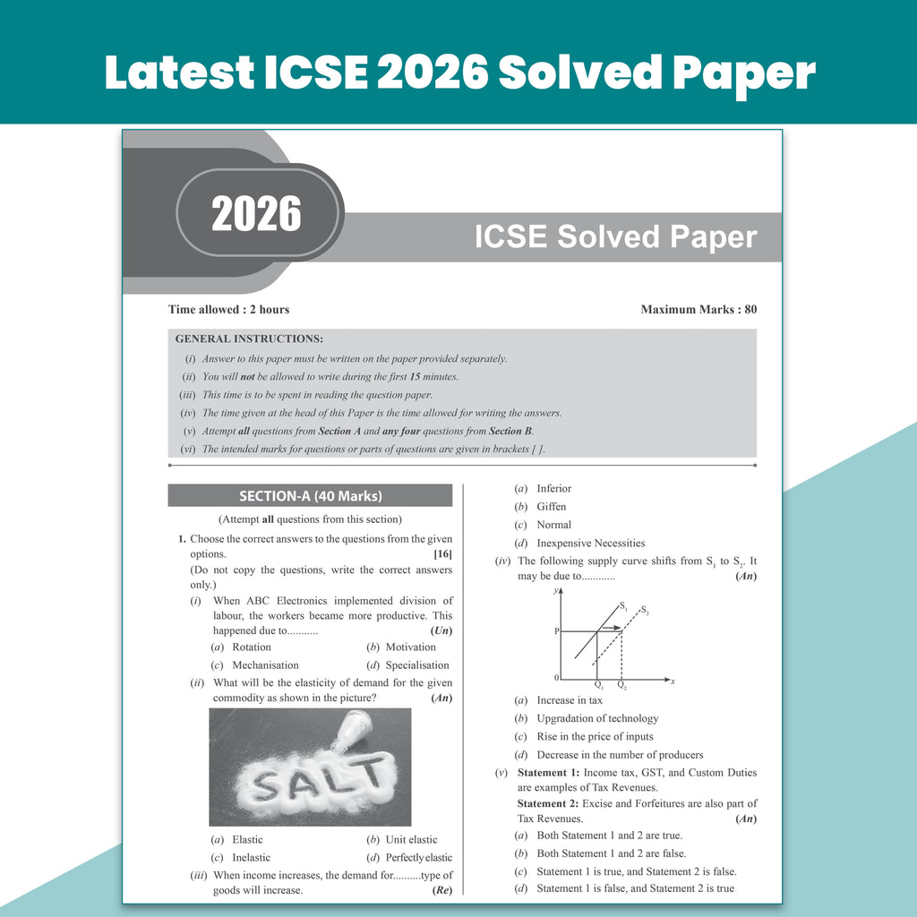 PW ICSE Class 10 Question & Concept Bank Economics for 2027 Exam | Chapterwise & Topicwise By Kunal Sir & Sameer Sir | Solved PYQs | 40% Competency & Application Based Practice Questions