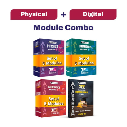 Lakshya For JEE Main & Advanced Class 12 Physics, Chemistry, Mathematics Modules and Questions Booklet with Solutions Combo Set of 16 Books (2026 Edition) With Digital Book