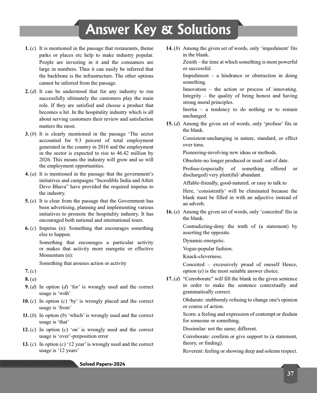 Bank PO and Clerk Exams 2024 Previous Year Solved Papers (2018 - 2023)