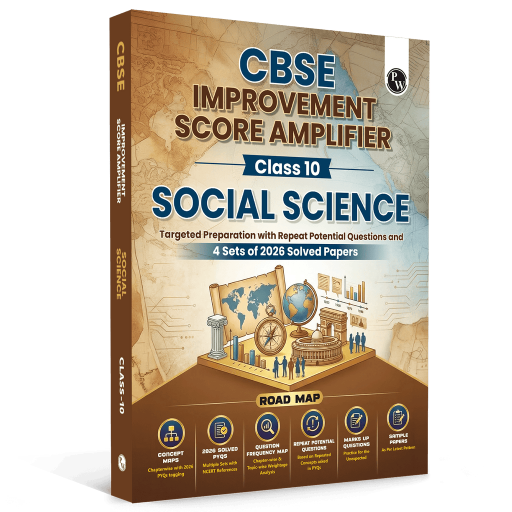 CBSE Improvement Score Amplifier Class 10 Social Science For 2026 Improvement Board Exams | 5 PYQs Sets of 2026 Solved Papers | Sample Papers & Chapter-wise Concepts Maps