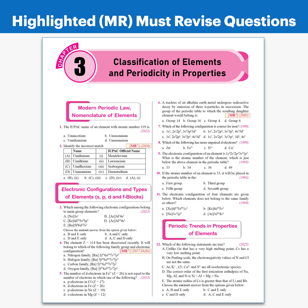 PW NEET PYQ 39 Years Chemistry For 2027 Exam | PYQ Deja Vu | Additional PYQs from Re-NEET and Other States | Chapterwise and Topicwise Solutions (2026-1988) with Highlighted Must Revise Questions
