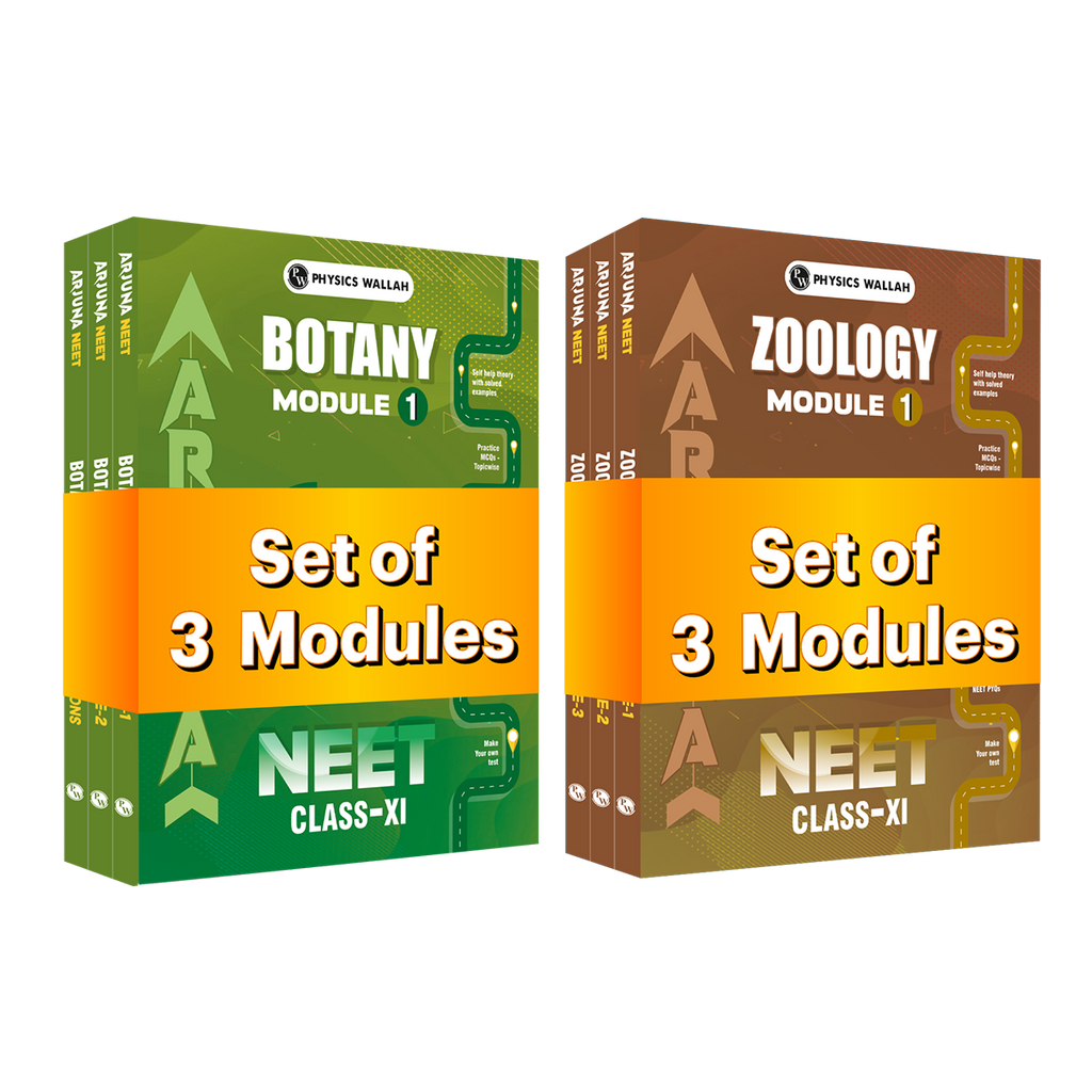 PW Arjuna For NEET Class 11 Biology Modules with Solutions Combo Set of 5 Books (2026 Edition)