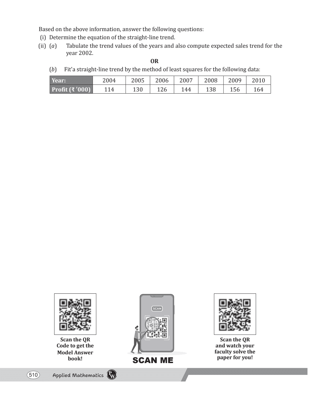 CBSE Class 12 Applied Mathematics CBSE Theoretical Concepts, Formulae, Question Bank and PYQs l CBSE 2024 Solved Paper included For 2025 Exam