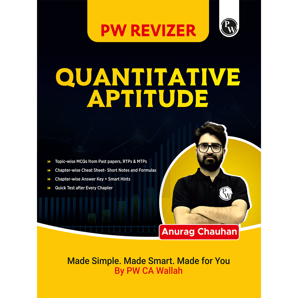 CA Foundation MCQ Revizer Book For Quantitative Aptitude by Anurag Chauhan