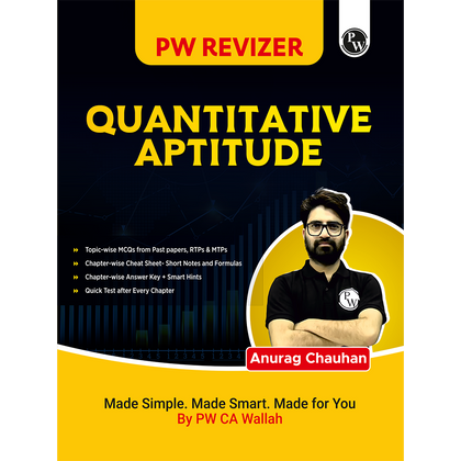 CA Foundation MCQ Revizer Book For Quantitative Aptitude by Anurag Chauhan