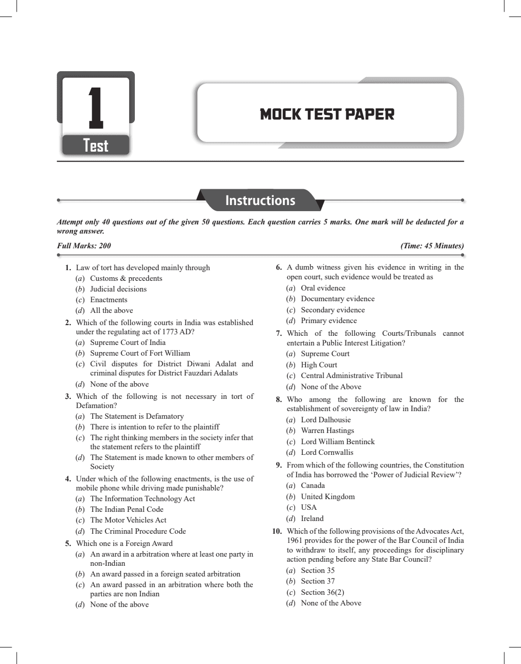 CUET (UG) Legal Studies Chapterwise & Topicwise Question Bank (2023- 2024) with Complete NCERT Crux, CUET PYQs (2022 & 2023 Past Year Questions) and Mock Test I For CUET 2024