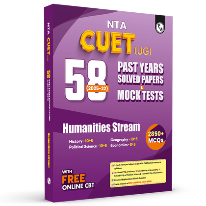 CUET Humanities stream paperwise PYQs for 2026