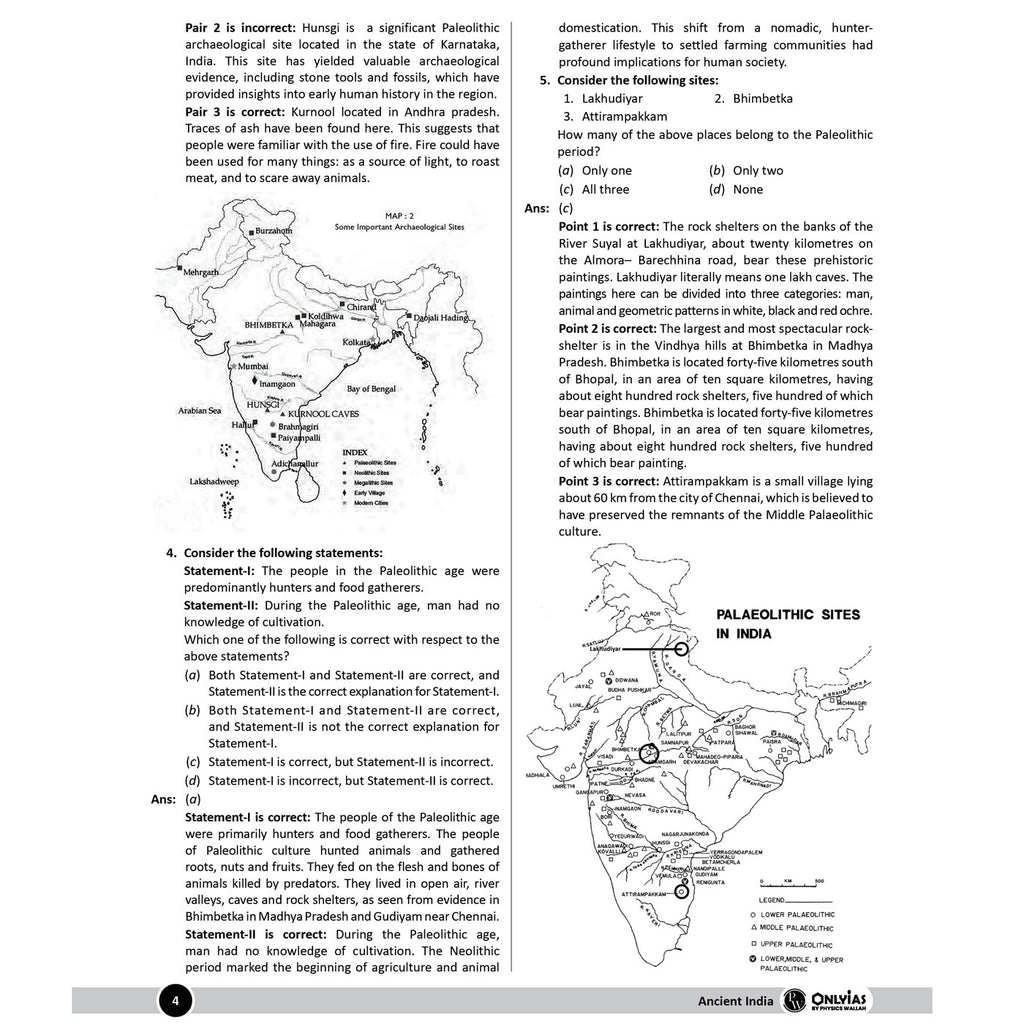 PW UPSC Mission Prelims Ancient and Medieval India Question Bank Chapterwise Topicwise | 590+ Handpicked Questions & Important Topics Covered with Detailed Explanation