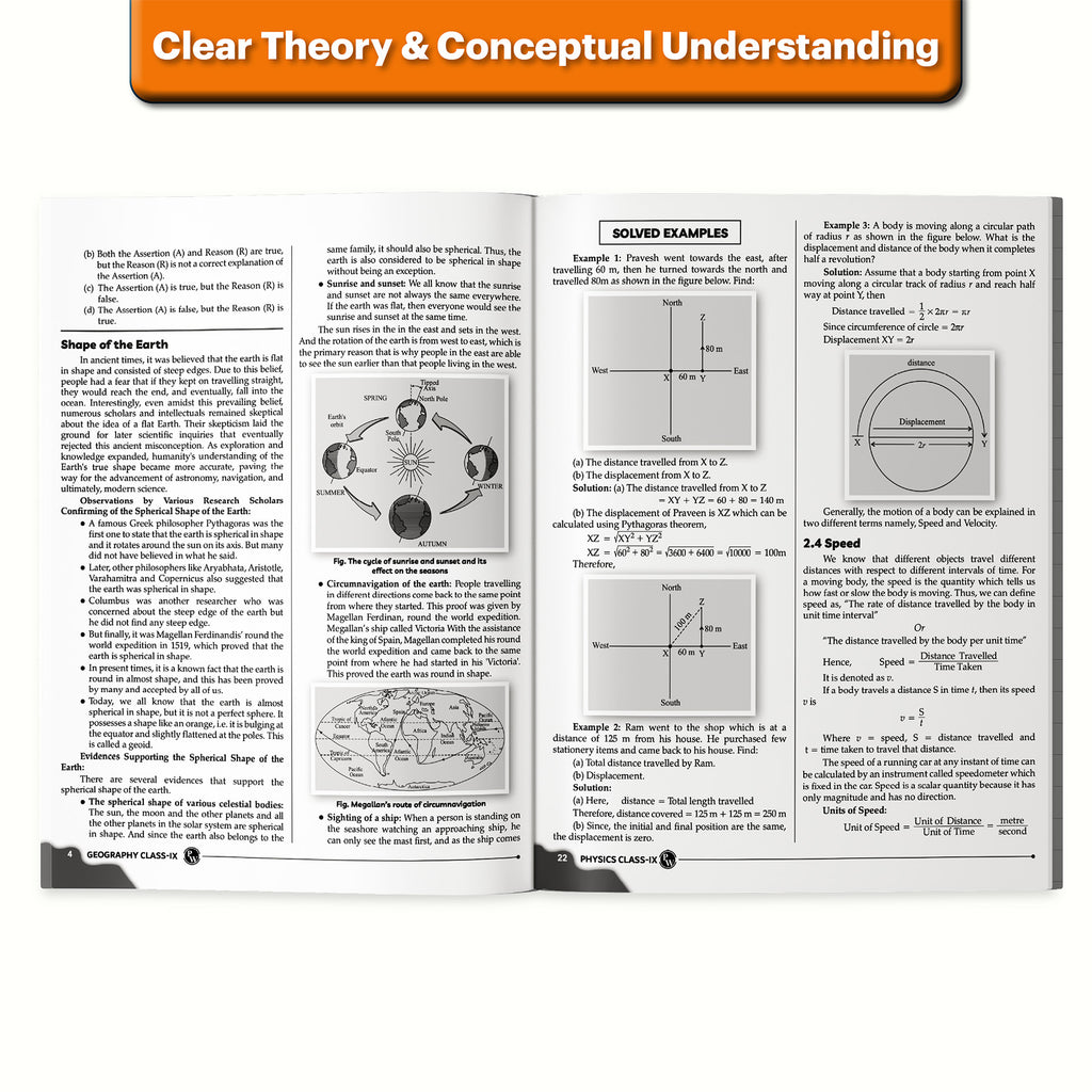 ICSE Class 9 Mathematics, Physics, Chemistry, Biology, Geography, History and Civics, English Language Paper 1 & 2 Combo Set of 8 Books (2026 Edition)