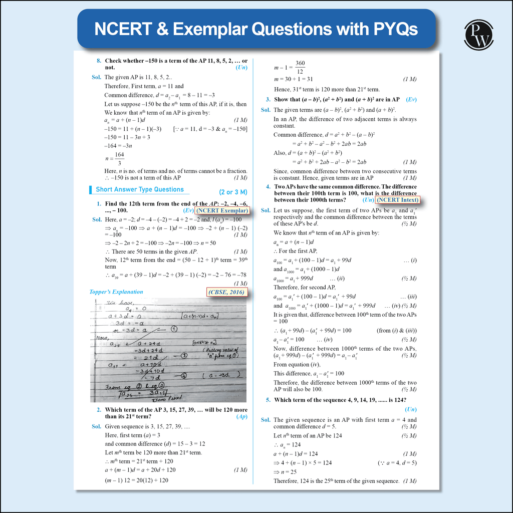 CBSE Class 10 Mathematics Made Easy Handwritten Notes with Question & Concept Bank (QCB) Basic Maths By Ritik Mishra Combo Set of 2 Books For 2026-27 Board Exams