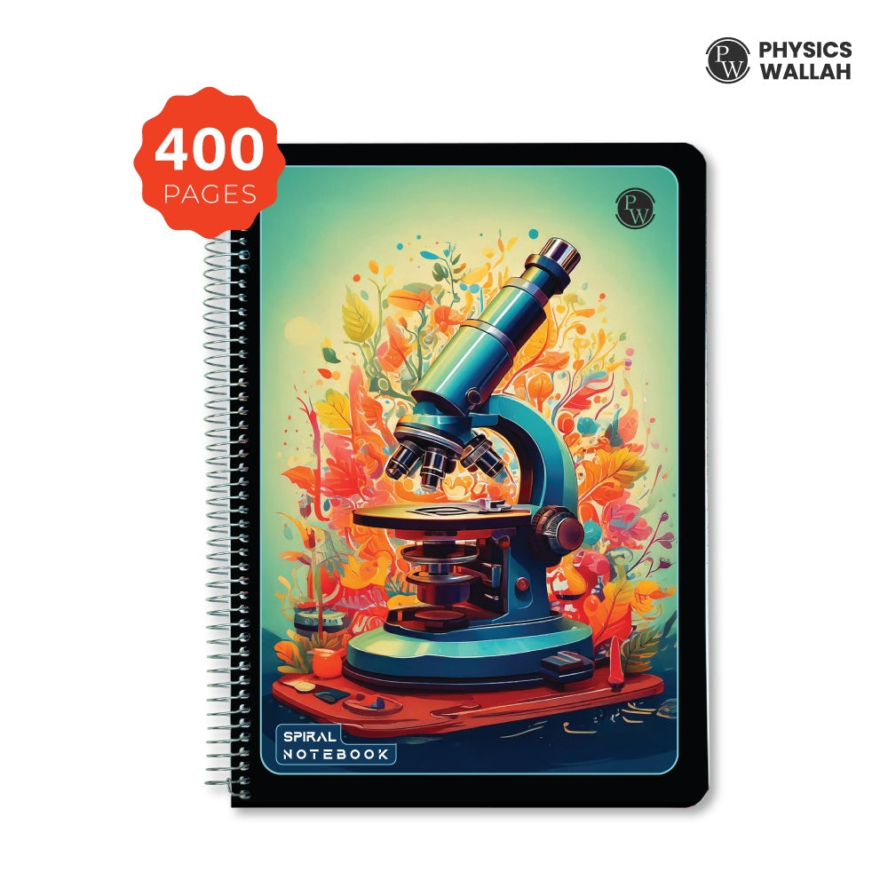 400 Pages A4 Size Spiral Binding Notebook  set of 3 | UnRuled Register Notebooks for Students & Office |Spiral Register for Writing & Note-Taking