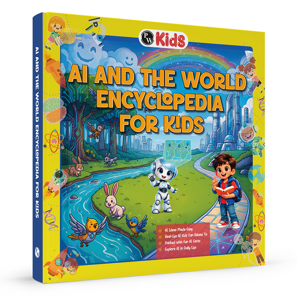 AI Book - The World Encyclopedia For Kids | AI Books for Beginners | AI Ideas, Real-life Fun Facts, Explore AI in Daily Life and Brain Activity Book for Kids 6 - 11 Years