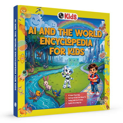 AI Book - The World Encyclopedia For Kids | AI Books for Beginners | AI Ideas, Real-life Fun Facts, Explore AI in Daily Life and Brain Activity Book for Kids 6 - 11 Years