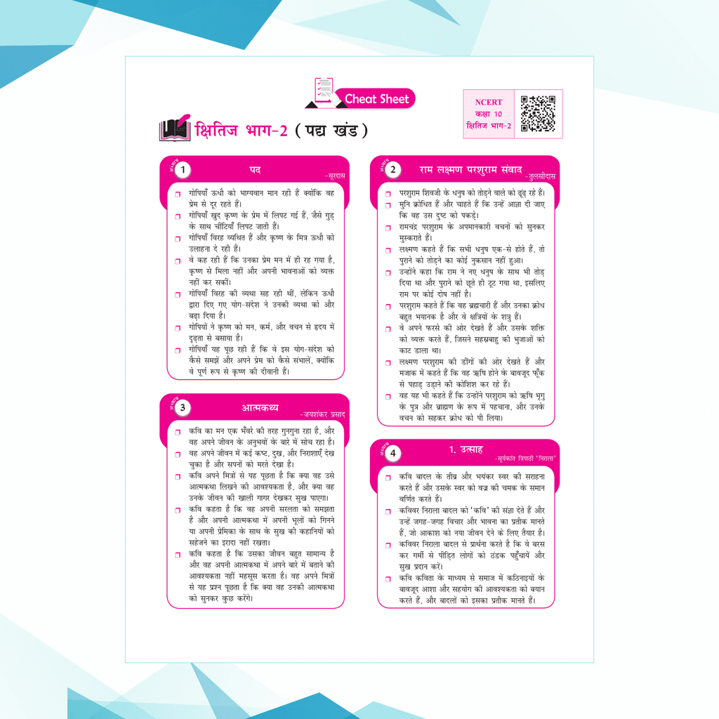 CBSE 15 Sample Question Papers Class 10 Hindi - A for 2025 Exam | Competency-Based Learning | PYQ 2024 with Topper's Explanations, CBSE SQP & CBSE Practice Questions
