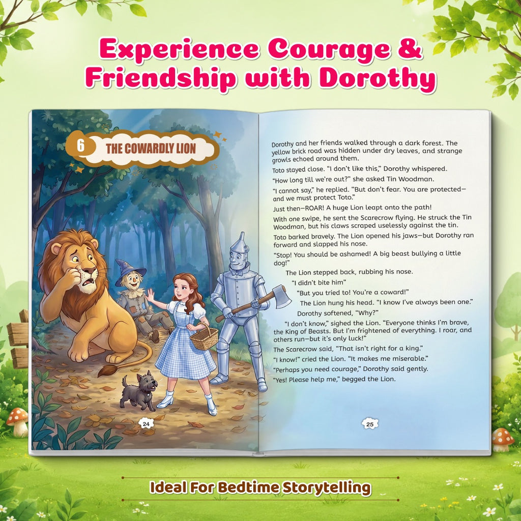 Evergreen Children’s Classics Stories (Set of 5 Books) | Illustrated Story Books For Kids | Jungle Book, Wizard of Oz, Alice in Wonderland, Little Prince and Little Princess For 6+ Years Old