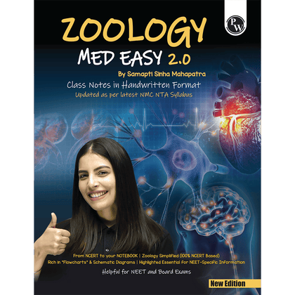 Zoology Med Easy 2.0 For NEET and Board Exams 2025-26 | Flowcharts, Schematic Diagrams l Samapti Sinha Mahapatra Handwritten Notes
