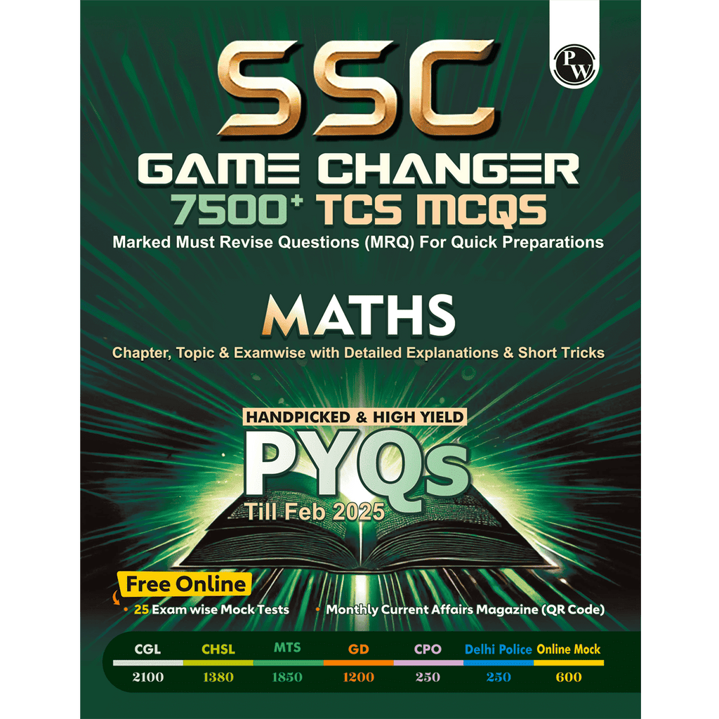 SSC Game Changer General Awareness PYQ Hindi 8000+ TCS MCQ For 2025 SSC Exams | Chapter, Topic & Exam-wise Previous Year Solved Questions | For CGL, CHSL, MTS, CPO, GD