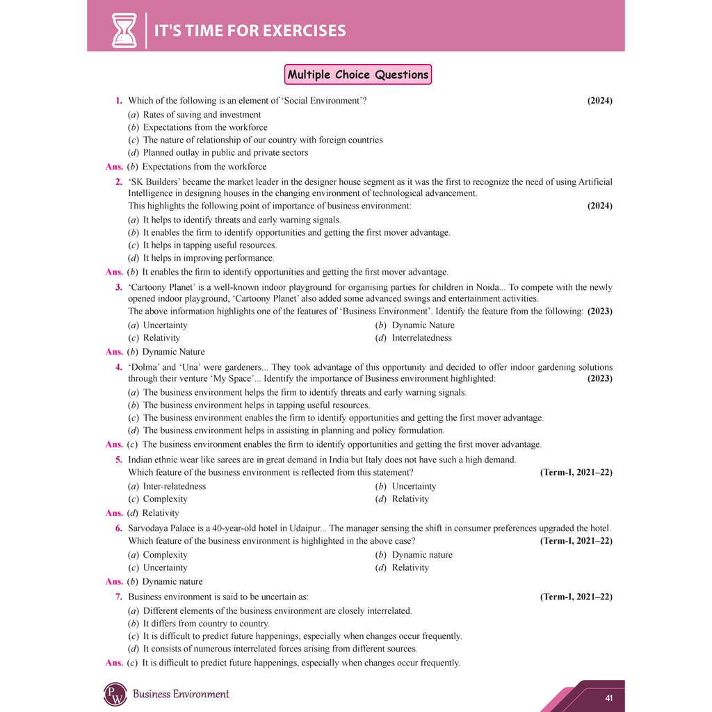 CBSE Question & Concept Bank (QCB) Class 12 Business Studies Chapter-wise and Topic-wise Solved Questions For 2026 Exams with Competency Based Question