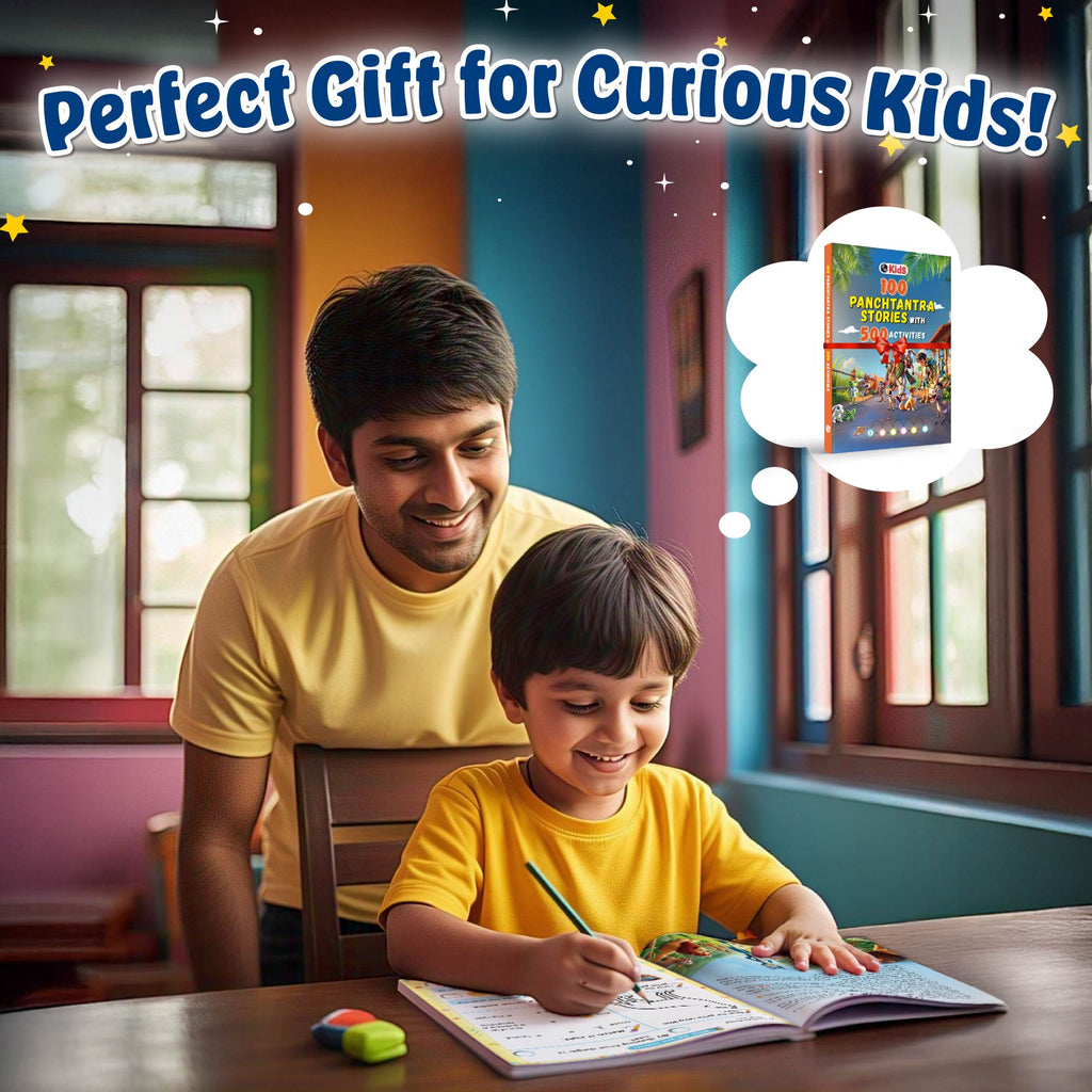 100+ Panchatantra Stories with 500+ Activities| 100 Timeless Moral Stories With Screen free Activities For 2+ Years Old Kids | Fun Creative Images,Stories For Growing Kids- PW Kids