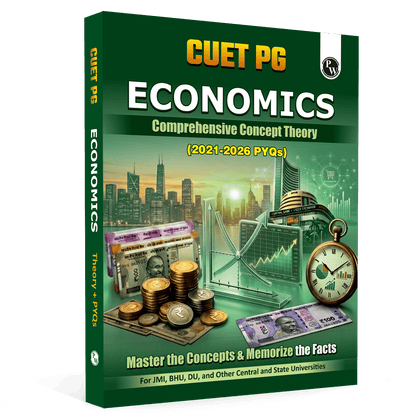 PW CUET PG Economics PYQ 6 Years and Concept Theory Book (2026-2021) | Ideal for JMI, BHU, DU, & Other Central & Universities